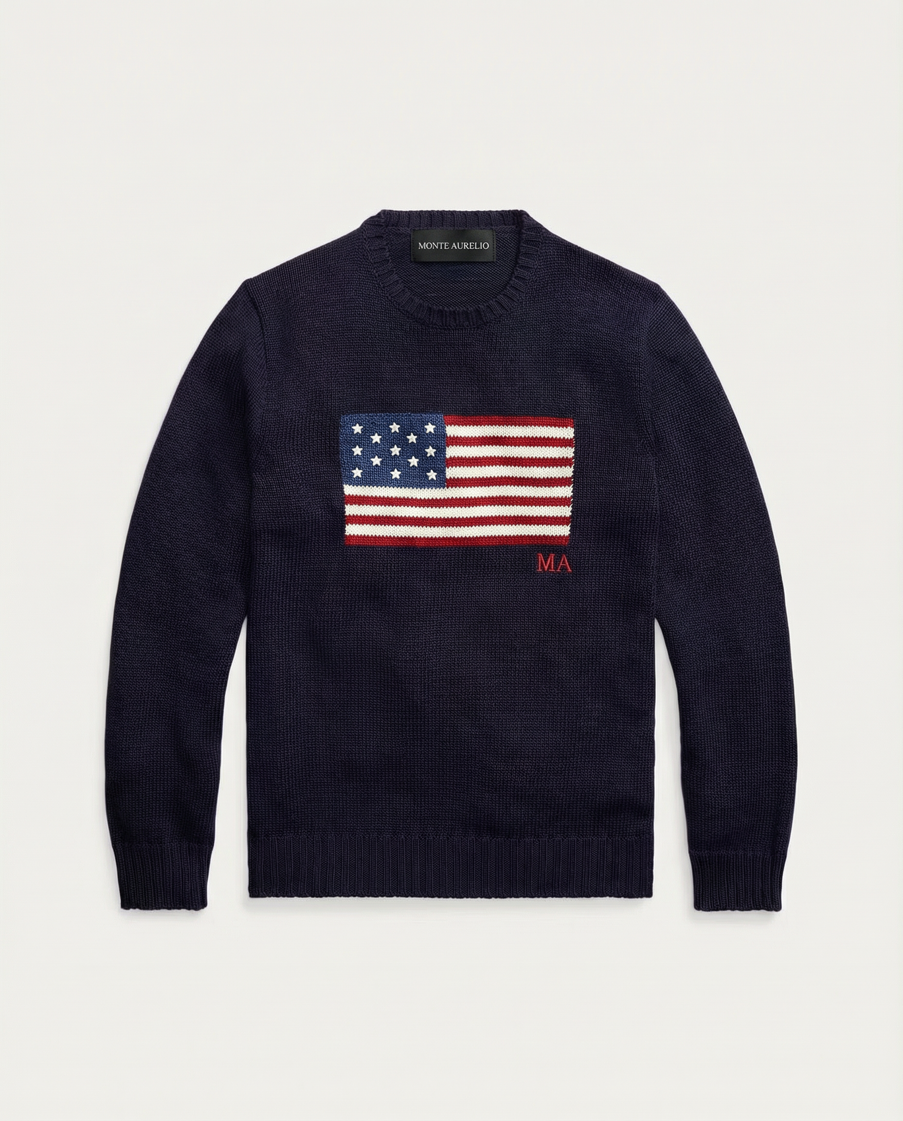 US Flag Knit Sweater