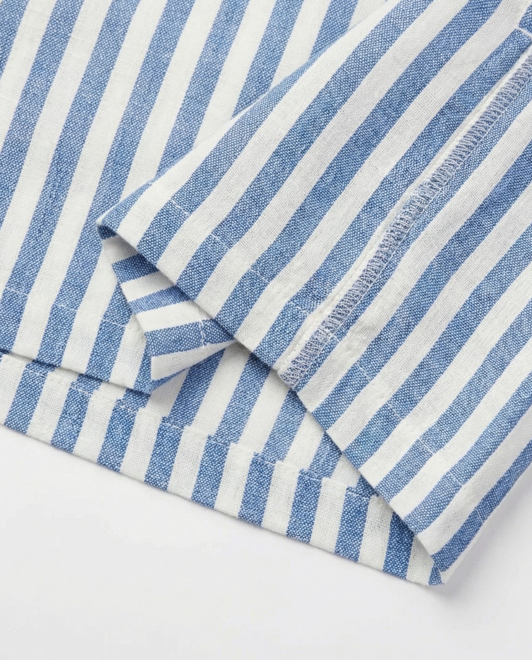 Seersucker Drawstring Shorts