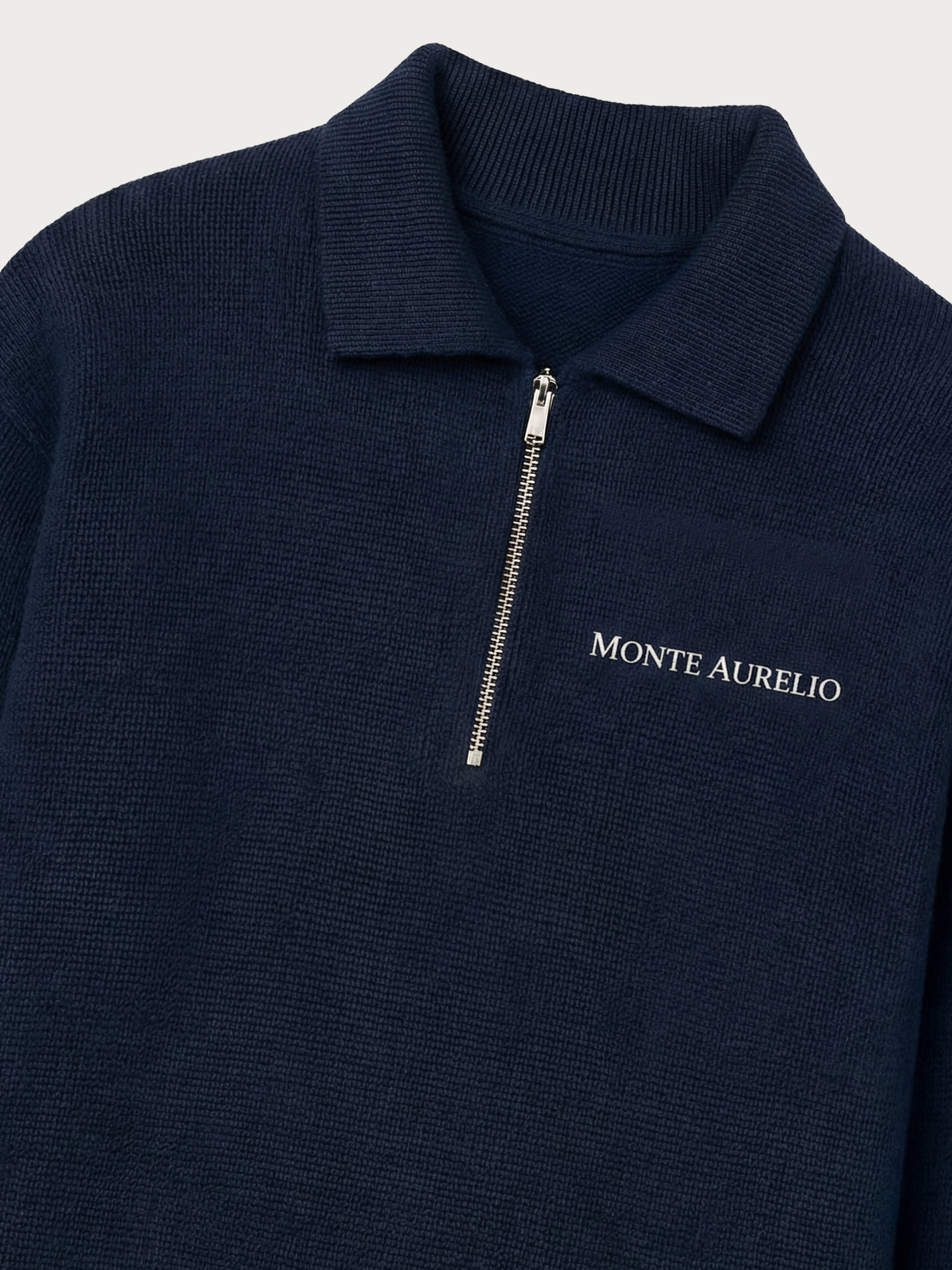 Wool Half Zip Sweater