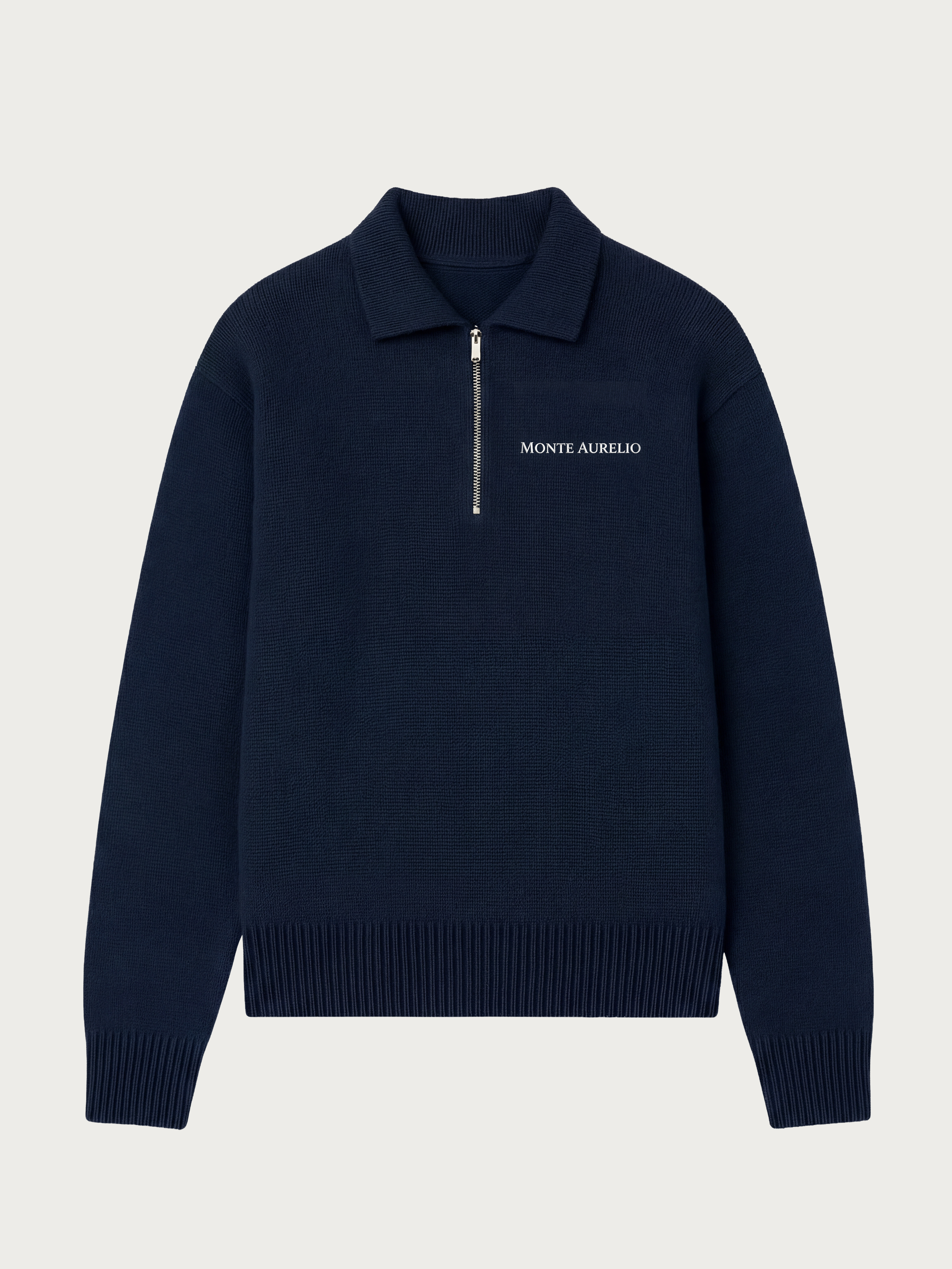 Wool Half Zip Sweater