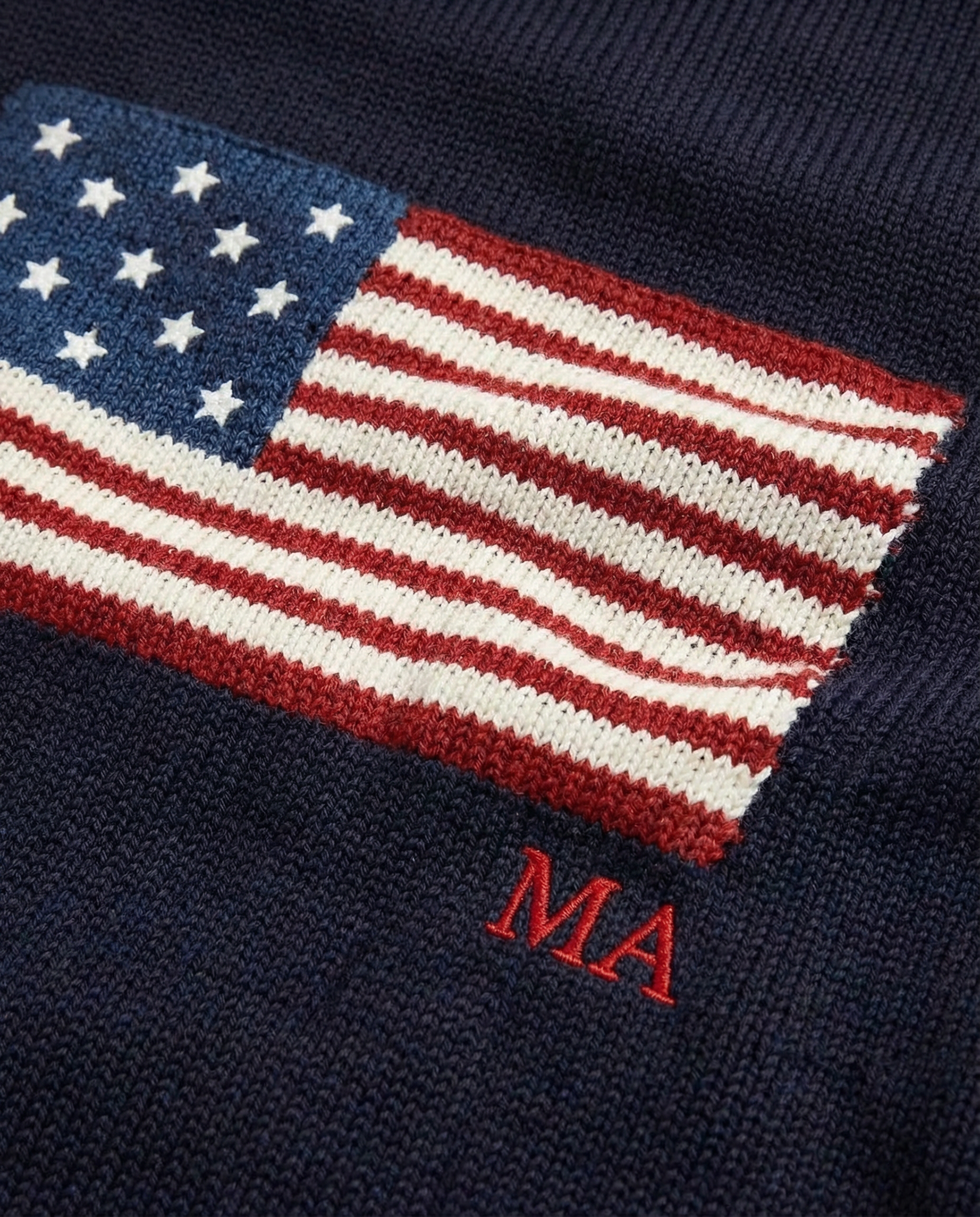 US Flag Knit Sweater
